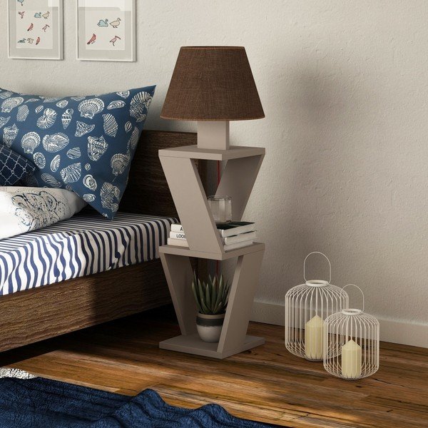 Lampadar Kozena Light Mocha Brown, maro-image-1