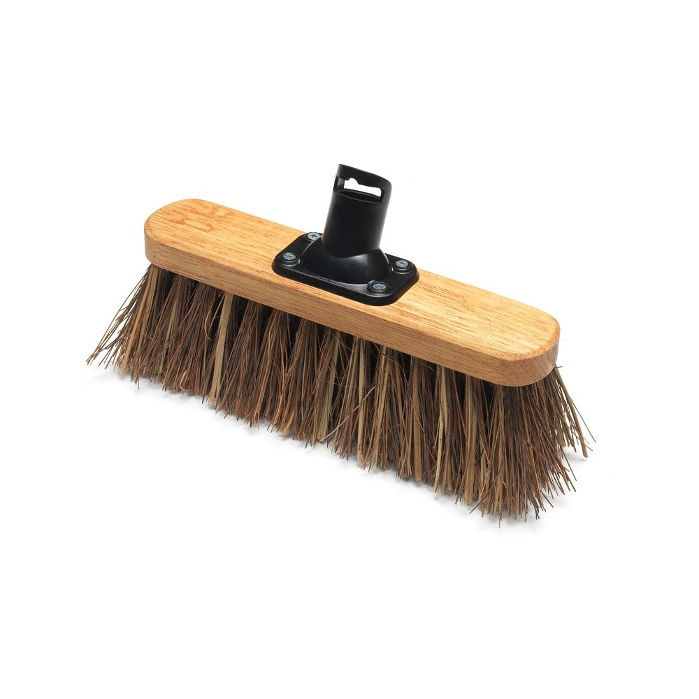 Cap pentru mătură cu fibre dure de palmier Addis Varnished, 26,5 cm