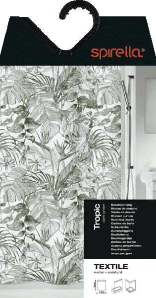 Perdea de duș 180x200 cm Tropic – Spirella-image-4