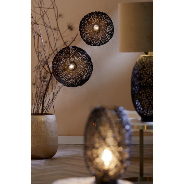 Aplică de perete neagră Sinula – Light & Living-image-1