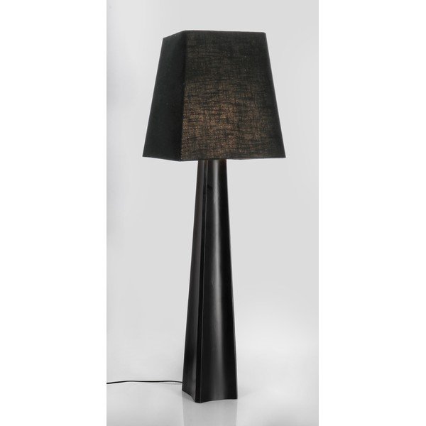 Lampadar negru cu abajur textil (înălțime 151 cm) Tripura – Bizzotto-image-2