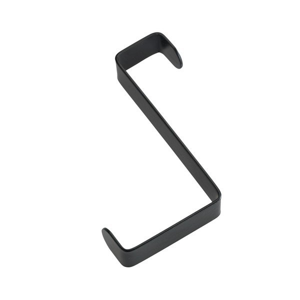 Set 4 cârlige pentru uşă Wenko, negru mat-image-3