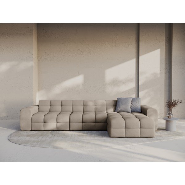 Colțar maro (cu colț pe partea dreaptă, cu șezlong) Kendal – Micadoni -image-1