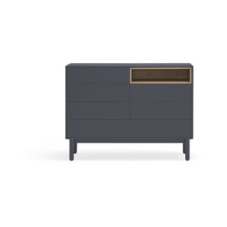 Comodă joasă de culoare gri închis 120x90 cm Corvo - Teulat