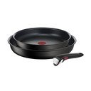 Tigăi cu suprafață antiaderentă/cu mâner reglabil 2 buc. din aluminiu ø 28 cm INGENIO Eco Resis L3979102 – Tefal