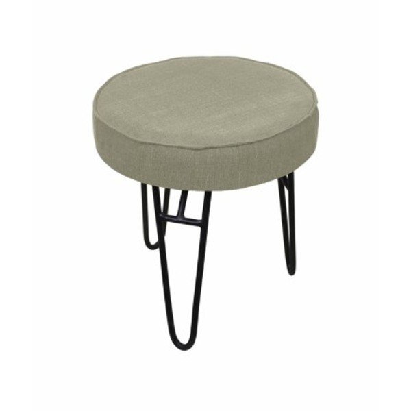 Taburet tapițat HSM collection Kruk, verde-image-2