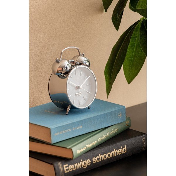 Ceas deșteptător ø 8 cm Pearl Glow – Karlsson-image-1