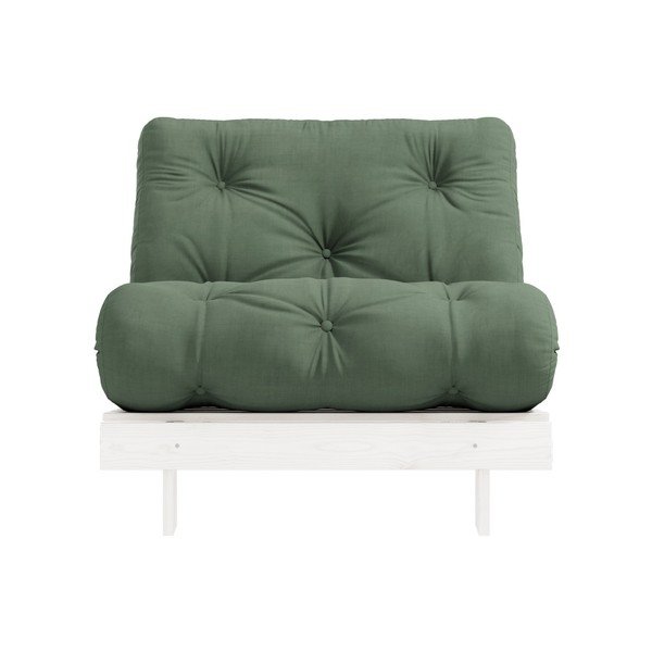 Fotoliu variabil KARUP Design Roots White, verde-image-1