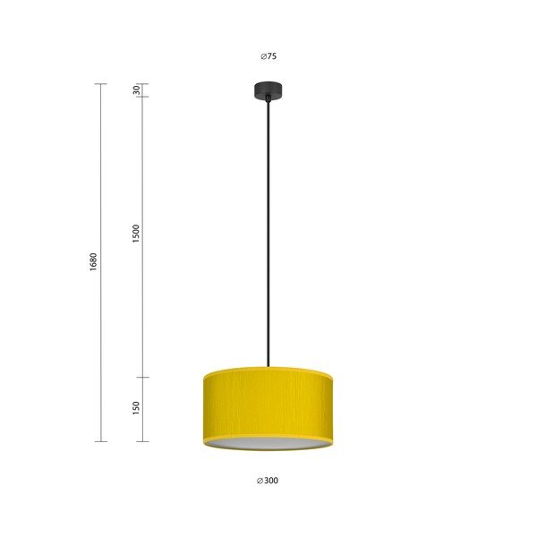 Lustră Sotto Luce Doce M, ⌀ 30 cm, galben-image-4