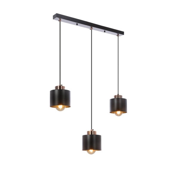 Lustră neagră din metal 12x64 cm Olena – Candellux Lighting-image-1