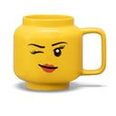 Cană pentru copii galben din ceramică 530 ml Head – LEGO®