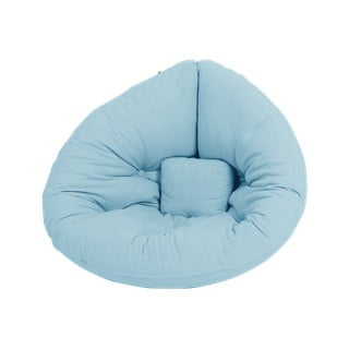 Fotoliu de copii albastru de relaxare Mini Nido - Karup Design