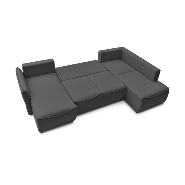 Colțar gri închis extensibil (cu colțar pe partea dreaptă) Leon – Bobochic Paris-image-4