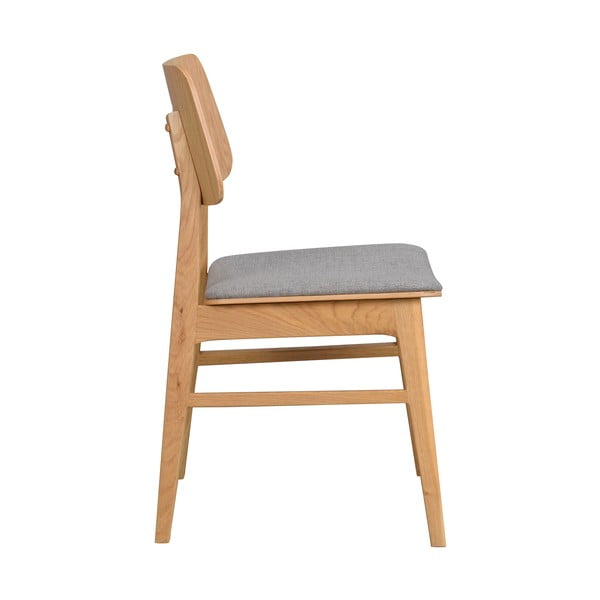 Scaun de dining cu șezut gri deschis Rowico Nagano, maro deschis-image-3