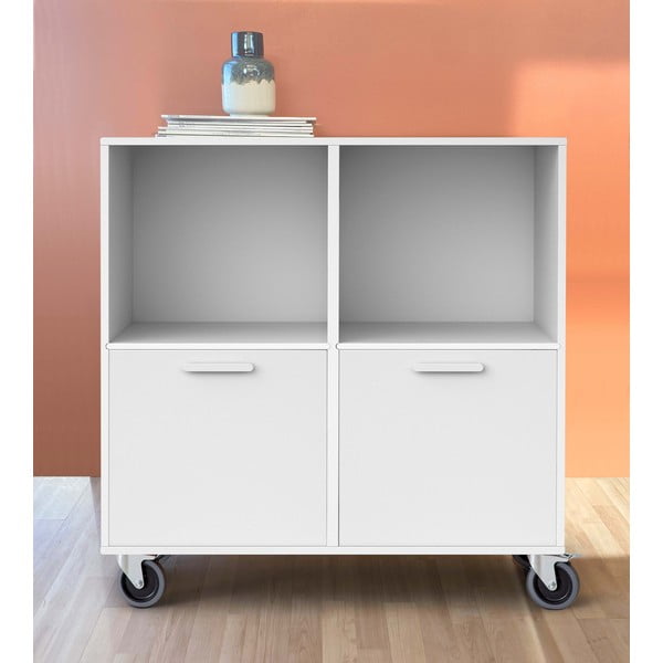 Comodă mobilă Keep by Hammel, alb-image-1