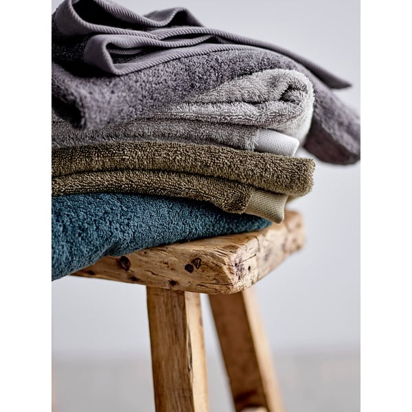 Prosop din bumbac froté Södahl, 100 x 50 cm, verde olive-image-2