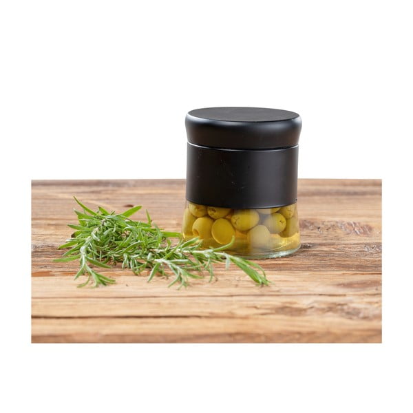 Recipient din sticlă pentru alimente Black Outdoor Kitchen Boga – Wenko-image-1