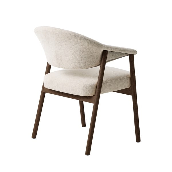 Set de scaune de sufragerie crem cu cotiere 2 buc. din lemn de stejar Elk – Unique Furniture-image-4