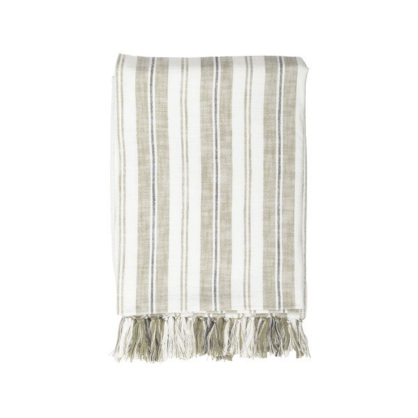 Pătură verde din bumbac 150x200 cm Indira – Tiseco Home Studio