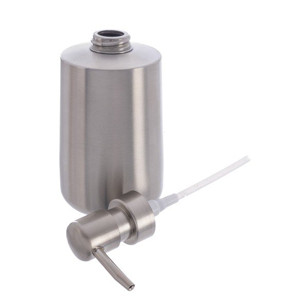 Dozator de săpun lichid argintiu mat din oțel inoxidabil 450 ml – Orion-image-3