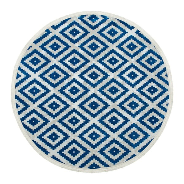 Covor Munico Azul, ⌀ 150 cm-image-2