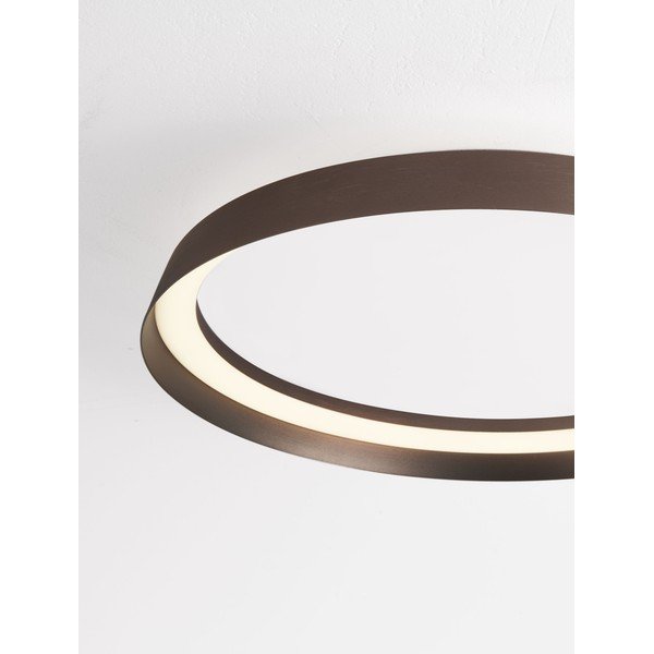 Plafonieră maro LED cu intensitate reglabilă din aluminiu Ormi – Nova Luce-image-2