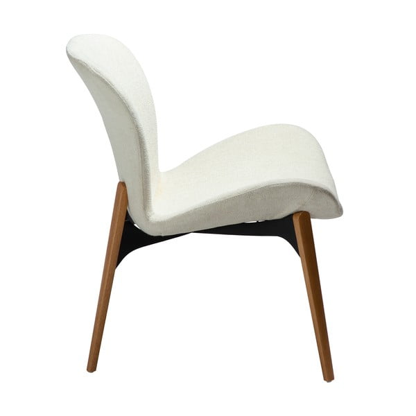 Fotoliu crem cu tapițerie din țesătură bouclé Paragon – DAN-FORM Denmark-image-2