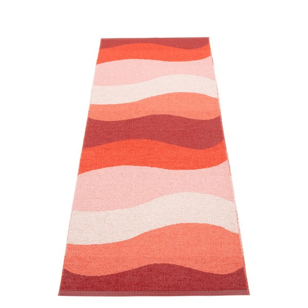 Covor tip traversă pentru interior și exterior roșu 70x200 cm Urvi Fire – Pappelina