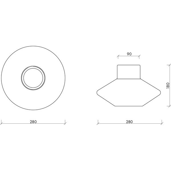 Vază din sticlă lucrată manual (înălțime 28 cm) Glom – noo.ma-image-4