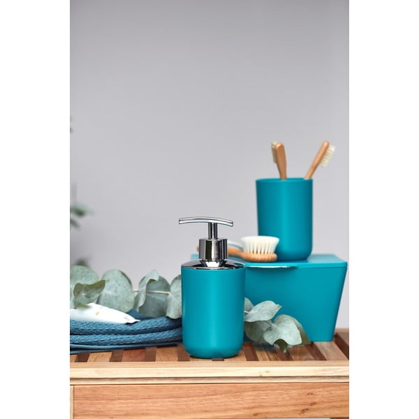 Dozator săpun lichid Wenko Brasil Petrol, albastru petrol-image-1