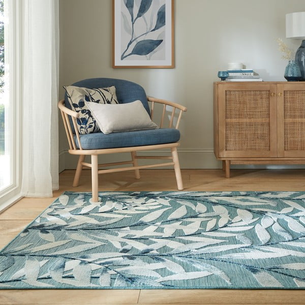 Covor de exterior albastru 290x200 cm Willow - Flair Rugs-image-1