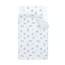 Lenjerie de pat pentru copii din bumbac pentru pat de o persoană 120x150 cm Zoo Animals – Bianca