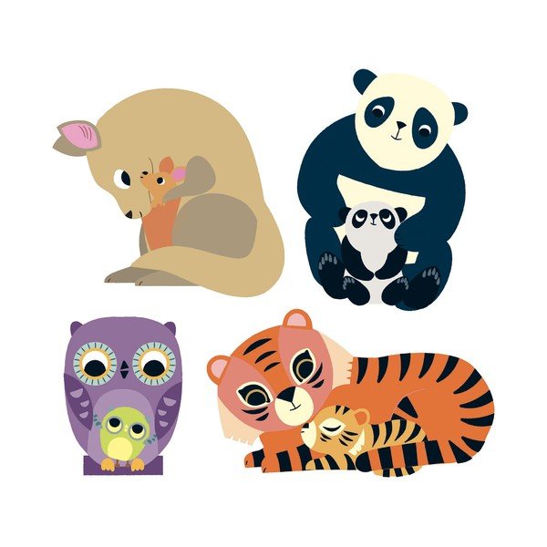 Stickere cu animale pentru copii Djeco-image-1