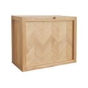 Pantofar de perete din lemn de stejar Hübsch Herringbone, natural