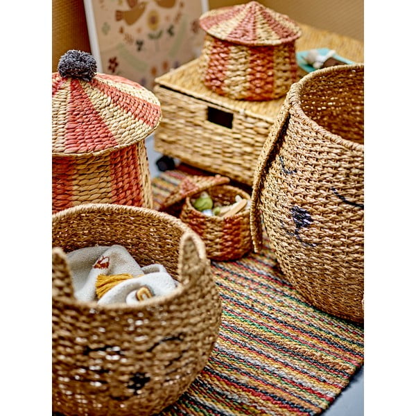 Coș de jucării pentru copii   din zambilă de apă ø 40x40 cm Birsen – Bloomingville Mini-image-3