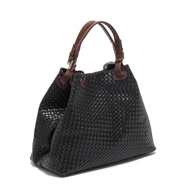 Geantă din piele Isabella Isabella Rhea no. 8019, neagră-image-3