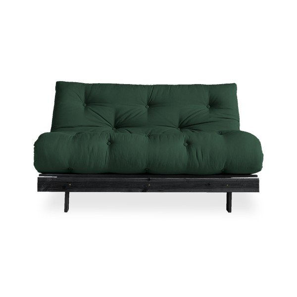 Canapea variabilă KARUP Design Roots Black/Forest Green, verde închis-image-3