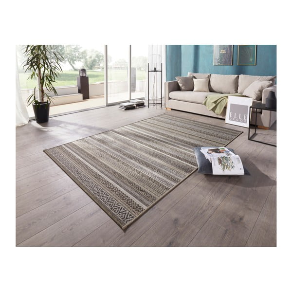 Covor potrivit pentru exterior Elle Decoration Bloom Torcy, 80 x 150 cm, maro-image-1