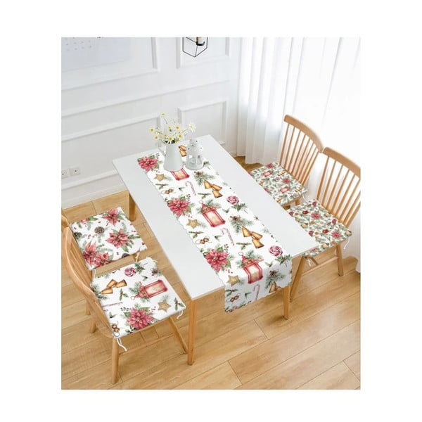 Set napron de masă și perne de scaun 5 buc. Lantern – Mila Home-image-1