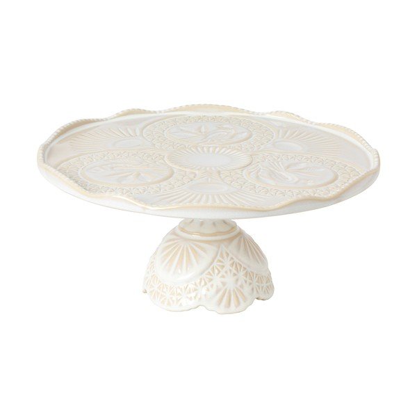 Platou pentru prăjituri din gresie ceramică Cristal – Costa Nova