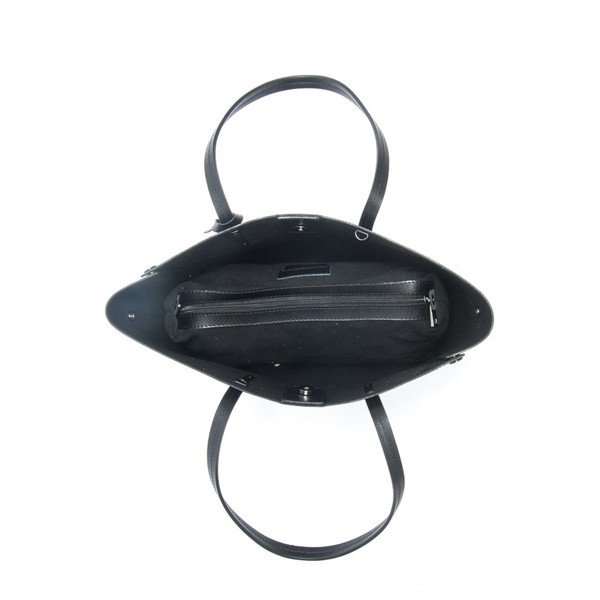 Geantă din piele Isabella Rhea Junipernus, neagră -image-1