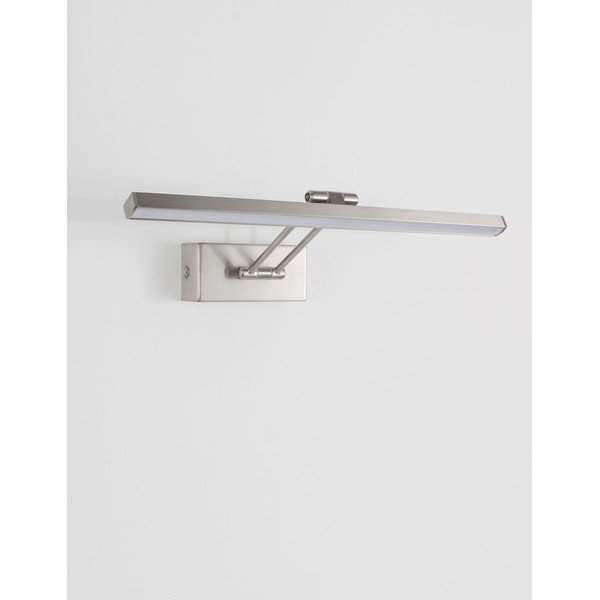Aplică de perete argintie LED cu structură flexibilă din aluminiu Marnell – Nova Luce-image-2