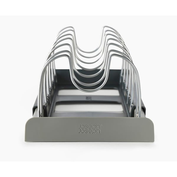 Organizator pentru capace și tigăi Joseph Joseph, gri-image-4