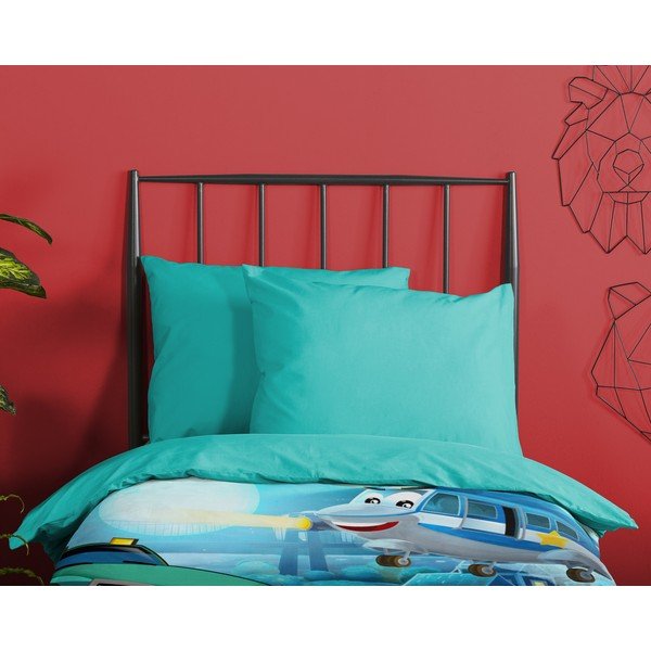 Lenjerie de pat pentru copii din bumbac pentru pat de o persoană 140x200 cm – Good Morning-image-2