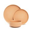 Set 12 vase din gresie Bonami Selection Malia, portocaliu cărămiziu