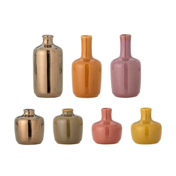 Vaze 7 buc. din gresie (înălțime 14 cm) Maien – Bloomingville