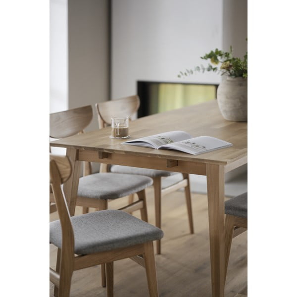Scaune de dining în culoare naturală 2 buc. Rodham - Rowico-image-2