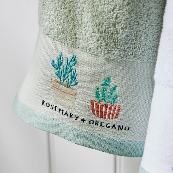 Prosoape de vase 4 buc. din bumbac 40x60 cm Kitchen Mixed Herbs – Catherine Lansfield-image-3