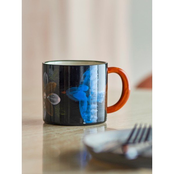 Căni negre/bej 2 buc. din ceramică 300 ml Maricala – Bloomingville-image-2