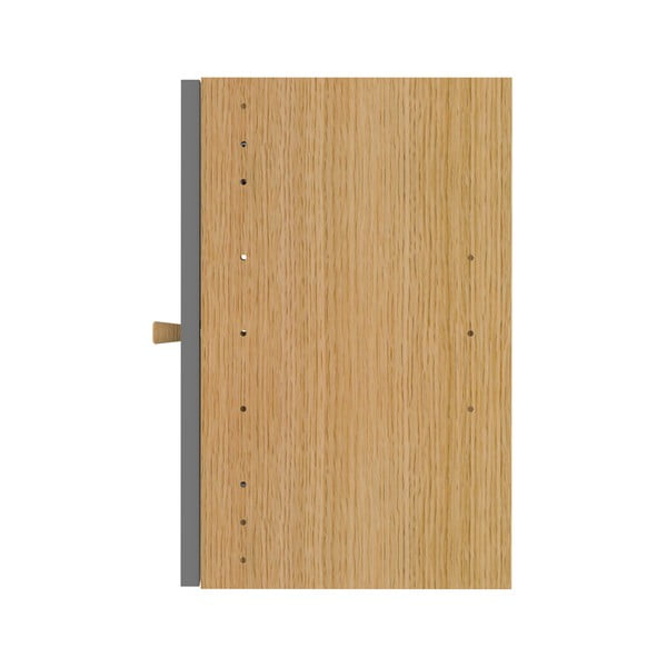 Modul cu uși pentru sistem de rafturi modulare gri 33x43,5 cm Z Cube - Tenzo-image-4